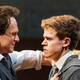 Harry Potter and his son Albus (played by Sam Clemmett) have an emotional moment.